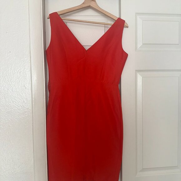 Vintage Valentino Red A-Line Shift Dress – Size 10 - Picture 2 of 13